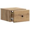 Wall Mounted Nightstand Artisan Oak 34.5 x 33 x 20 cm