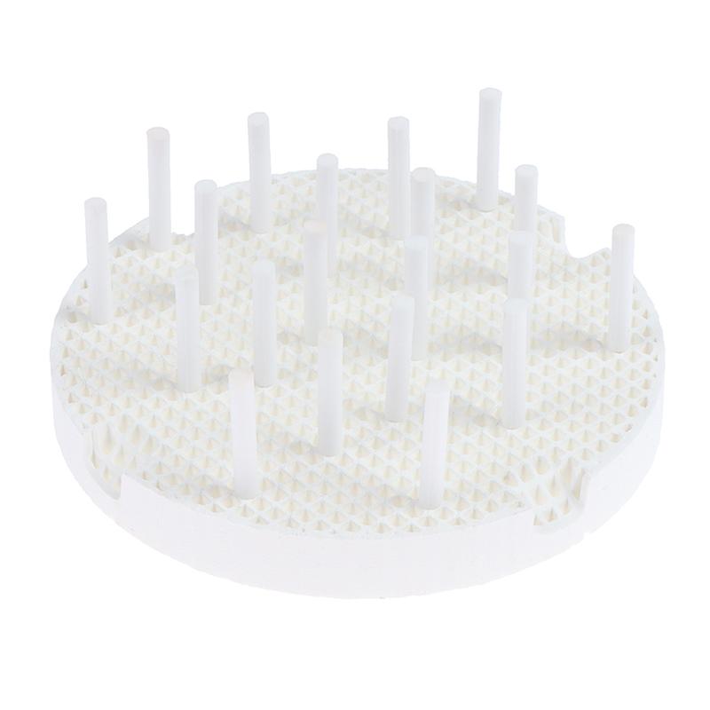 2Pcs Dental Lab Honeycomb Firing Trays With 20Pcs Zirconia Pins Pan Rack Circle