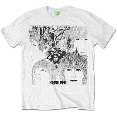 The Beatles T-Shirt Revolver Album Offiziell Weiß Neu