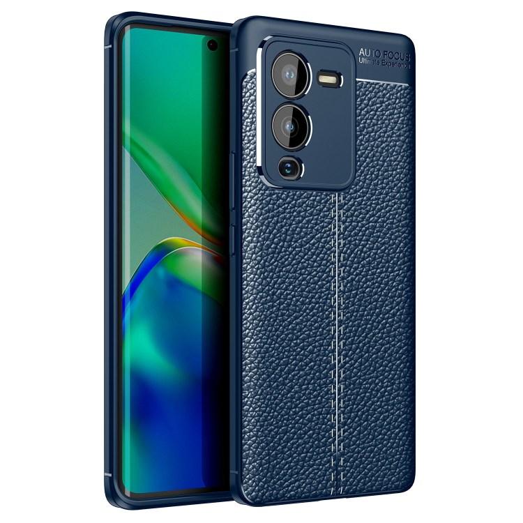Litchi Texture Luxury Phone Cover for Vivo S15 Pro 5G Soft TPU Phone Case Shockproof Case