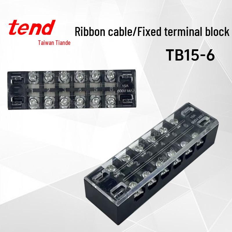 

Taiwan TANDAR TB15-6 Terminal Block, 15A 250VAC, 600V max