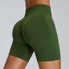 Longchan Women's Seamless High-Waist Fitness Shorts