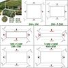 3Mx5M 4Mx6M Camouflage Netting Bulk Roll Sunshade Net for Hunting Woodland Training Camping Car Cover Paintball Bird Watching