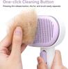 Pet Dog Hair Brush Cat Comb Self Cleaning Hair Remover Brush For Dogs Cats Grooming Tools Pets Dematting Comb Dogs Accessories