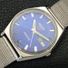 VINTAGE SEIKO 5 AUTOMATIC JAPAN 6319A MENS BLUE COLOR DIAL WATCH A701283-5