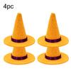 Halloween Mini Witch Hat Desktop Decor Little Witch Hat Table Wine Bottle Decoration Hats DIY Handmade Doll Cosplay Party Favors