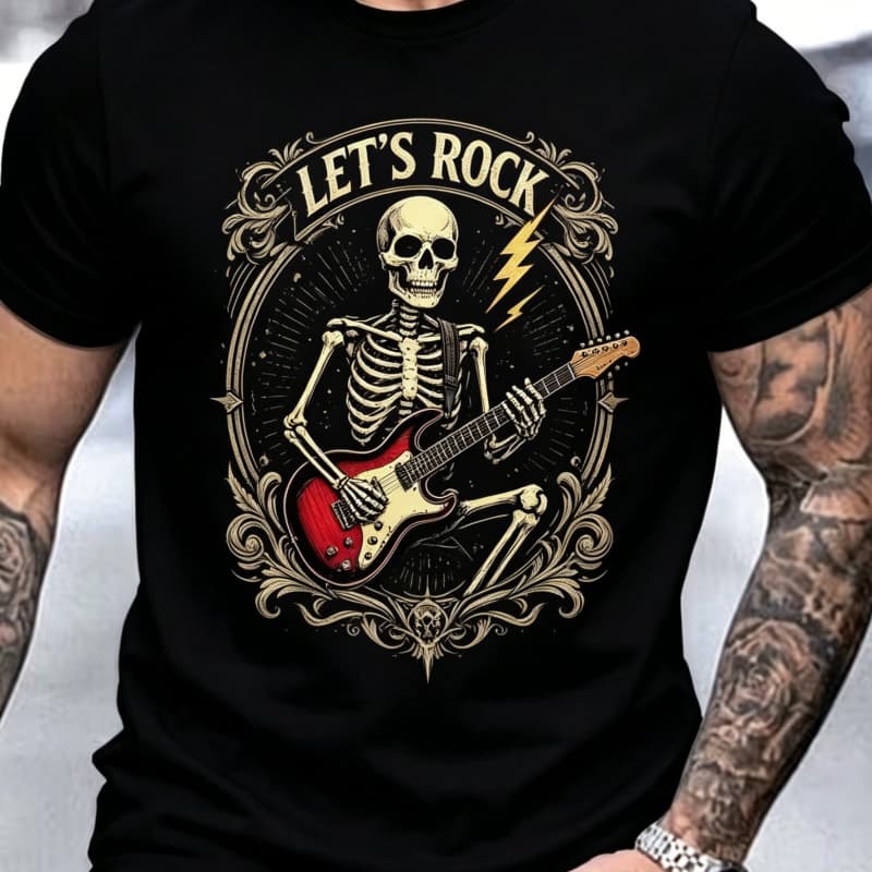 Men s fashion 3D printed men s T-shirt round neck short sleeve, trendy street wear S