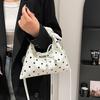 Yogodlns Women's Versatile Bag Retro Leather Shoulder Bag Bow Tie Crossbody Bag Polka Dot Small Hobo Handbag For Everyday Use
