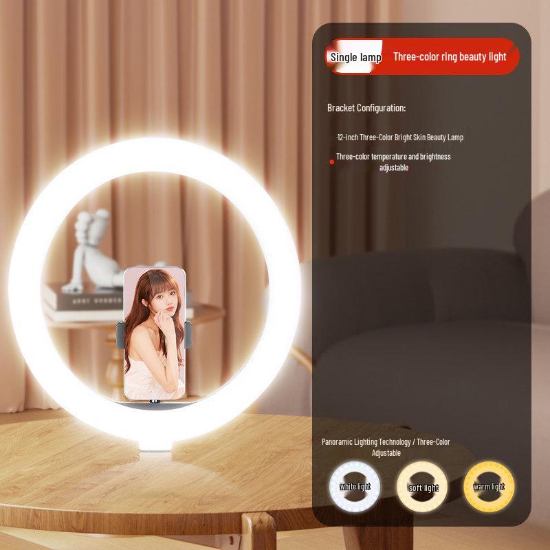 Desktop Fill Light for Streamers and Beauty Photography - Ideal for Indoor Selfies and Live Broadcasts