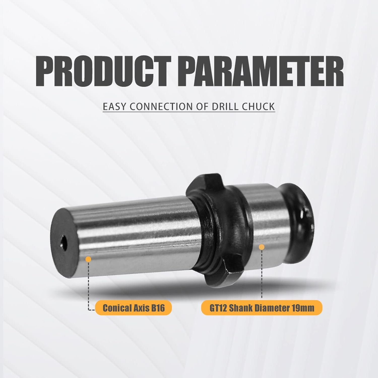 

ZAC GT12 Drill Chuck Adapter Drill Fittings Connecting Rod Drill Chuck Adapter Apply for M16R Electric Tapping Machine