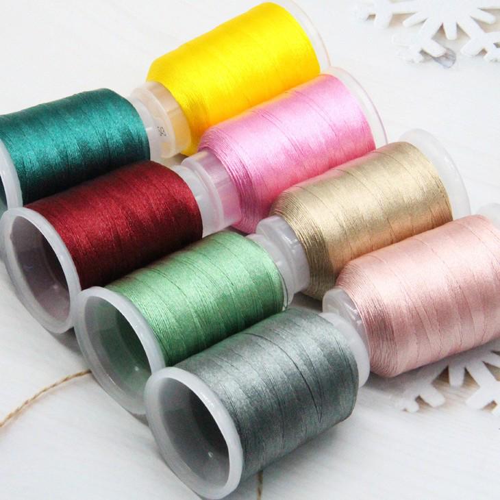 Vibrant Ice Silk Tassel Thread: 51 Colors for DIY Bracelets & Necklaces