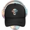 Skull Gaming Headphones Controller Design Baseball Cap Anime Graphic Hats Adult Unisex Women Sports Outdoor