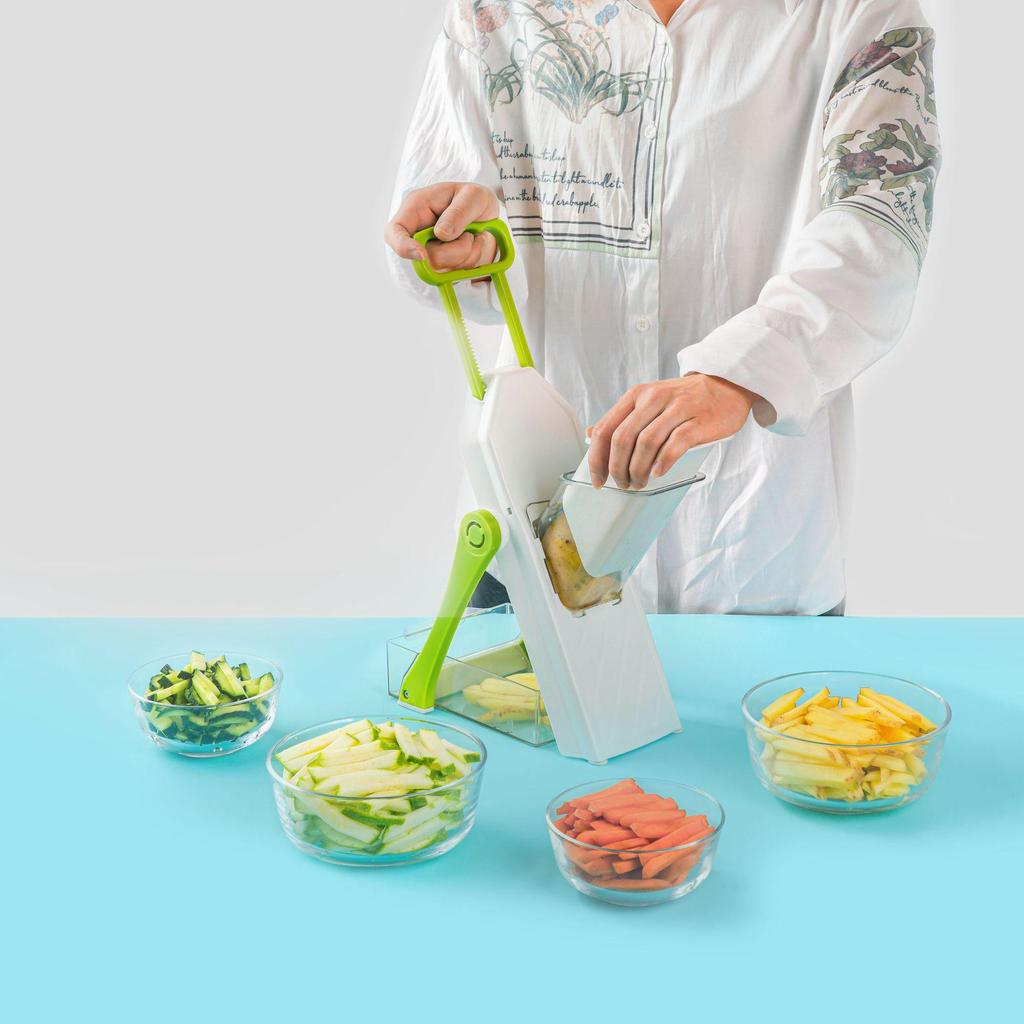 Multifunctional Kitchen Vegetable Cutter & Slicer Press-type Shredder Grater