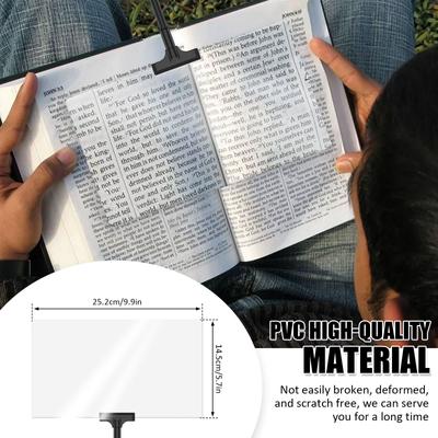 4X Magnifying Glass with Stand, 10"x6" Flexible Gooseneck Magnifying Glass, Large Page Magnifier for Reading Small Prints