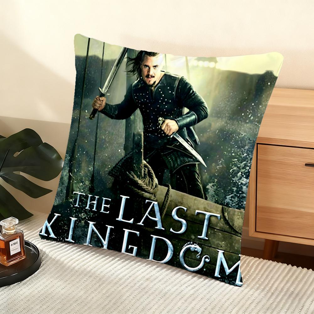 Cushion Cover Silky Short Plush Home Sofa Cushion Cover - Invisible Zipper Home Decoration The Last Kingdom TV Series