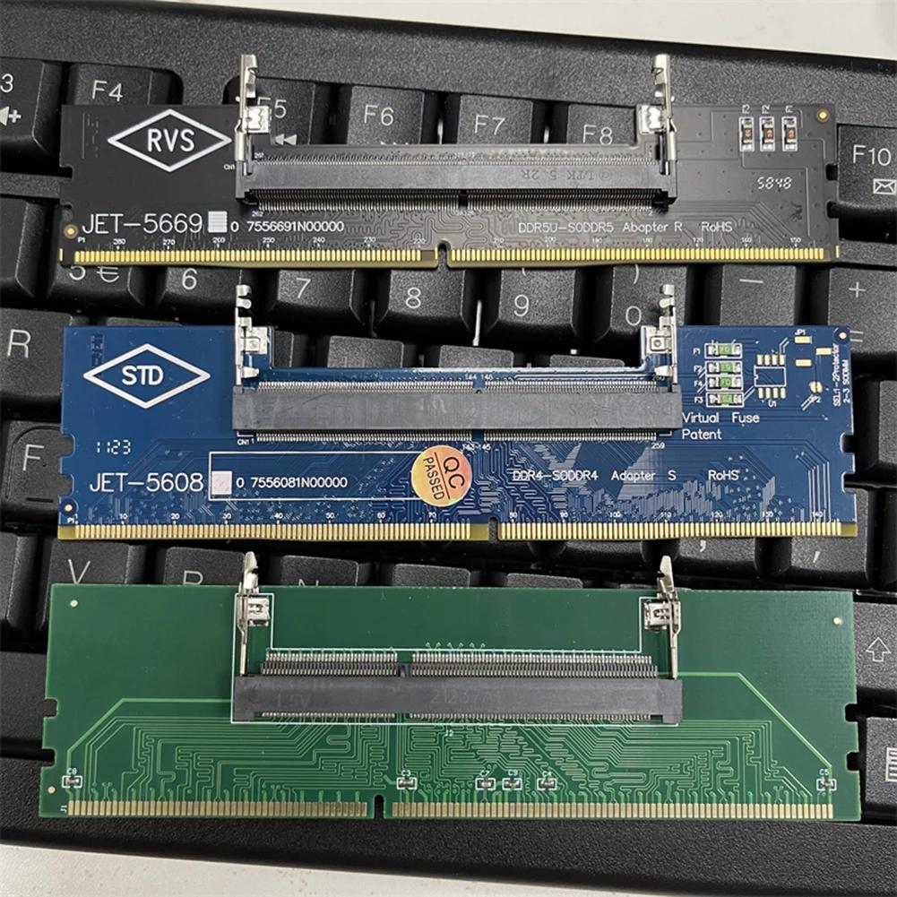 Universal Laptop To Desktop Memory Adapter Card Compatible with DDR3 DDR4 DDR5 SO-DIMM To PC DIMM Connection