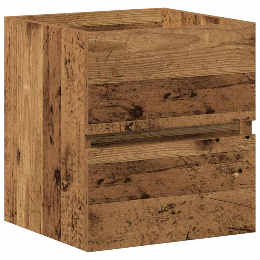 Washbasin Cabinet Black Oak Effect 41 x 39 x 62 cm