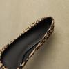 Fashion Women's New Style Horsehair Pointed Leopard Print High Heels In Large Size, Comfortable and Breathable Single Shoes, Work Shoes