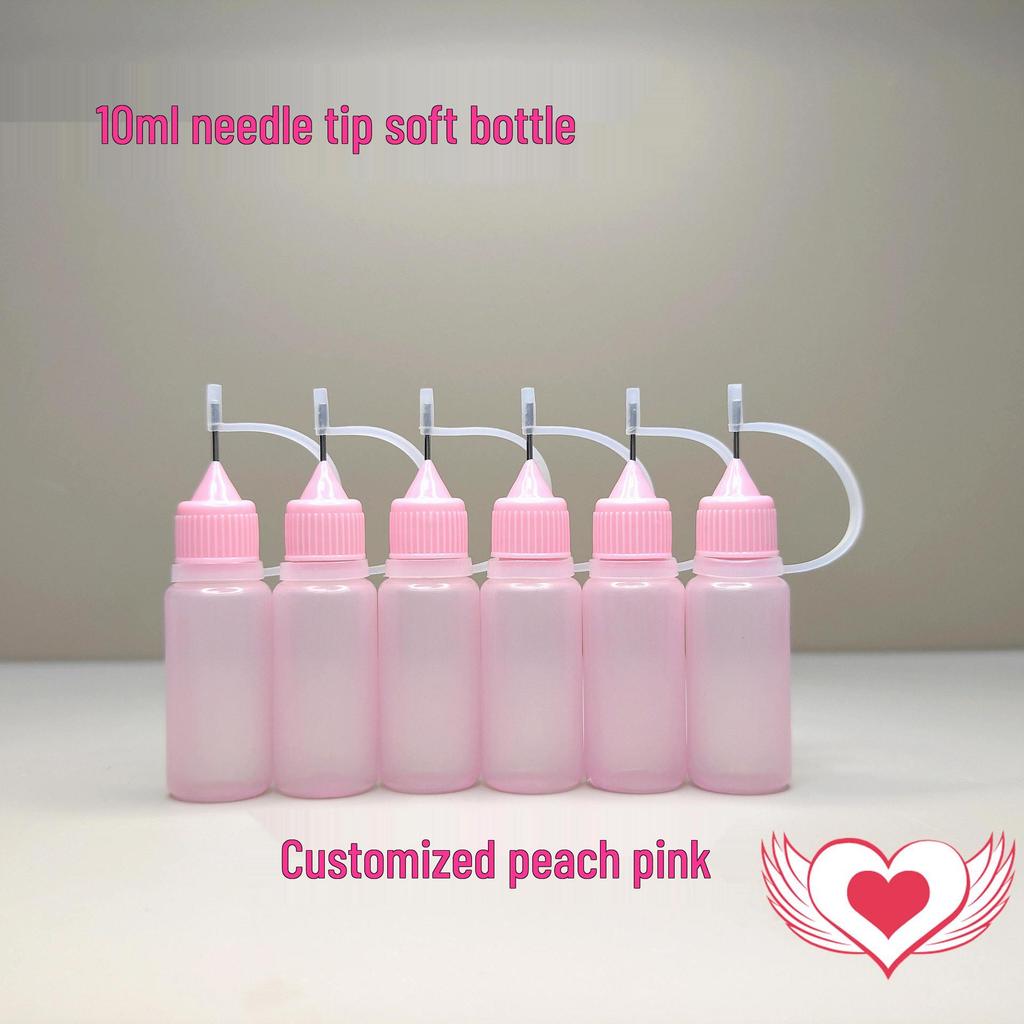 10ml Tragbare Plastikflasche zum Abfüllen von Nagellackentferner, E-Liquid, Tätowierfarbe und Pigmenten