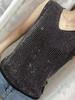 2023 Shiny Silk Sleeveless V-Neck Women's Vest - Spring/Summer New Style, Loose Fit with Hot Diamond Sling Knitted Design
