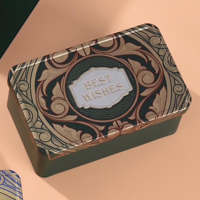 Christmas Tin Candy Packaging Box, Creative Gift Box, Christmas Tin Storage Box