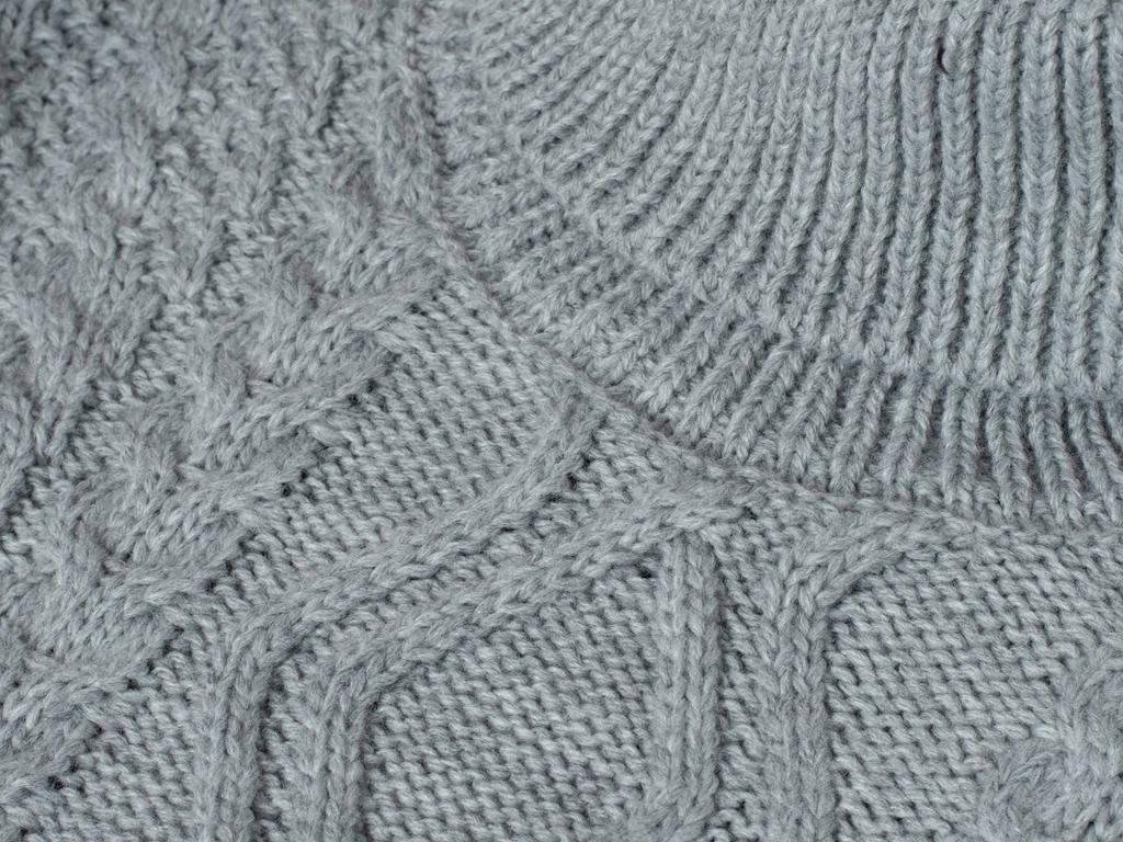 MEN'S TURTLENECK SWEATER - 3157/GRAY XXL
