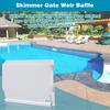 Skimmer Tor Wehr Prallblech Schwimmbad Tür Klappe Zubehör Reinigungswerkzeug für Hayward SPX1082K SP1082 SP1083 SP1084 SP1085