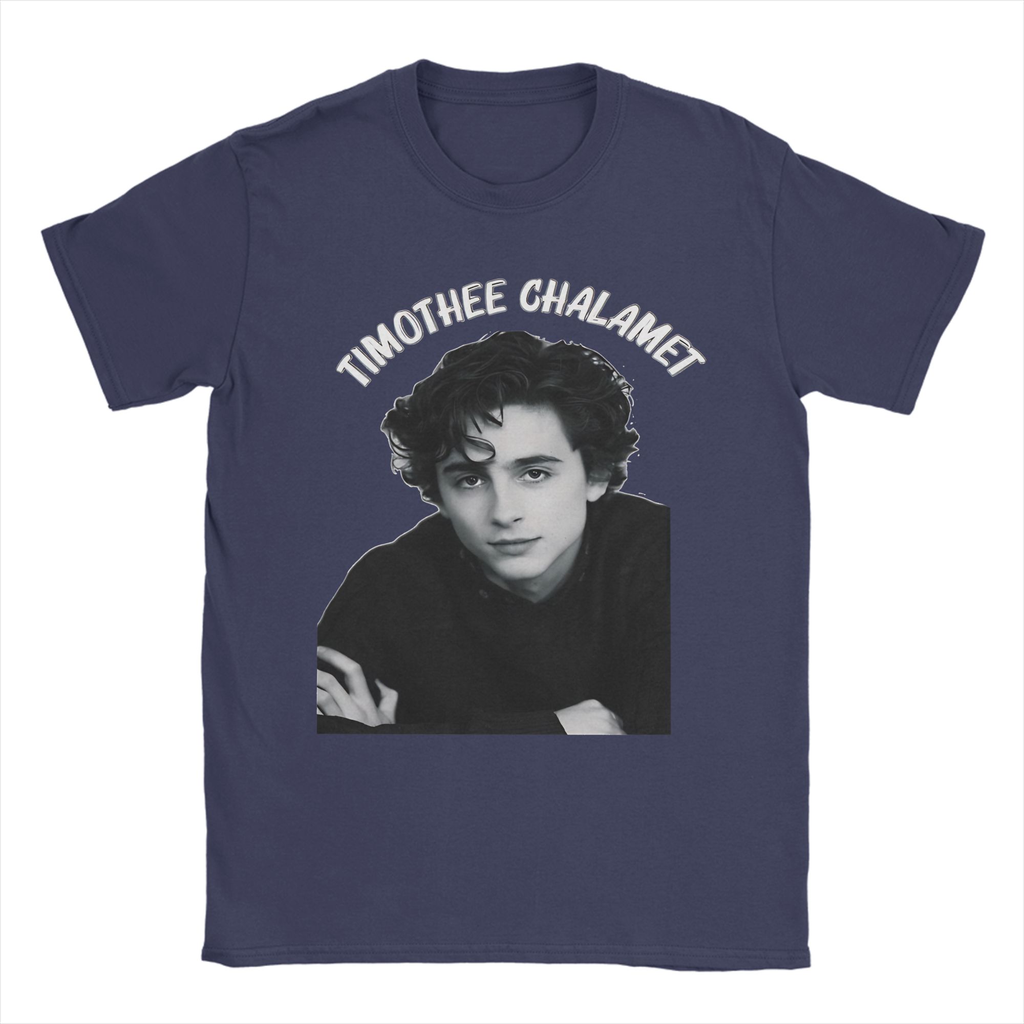 

Timothee Chalamet American Actor T Shirt Summer Fashion T Shirts Men Cotton Crewneck Plus Size Tees Short Sleeve Vintage Tshirt 4XL