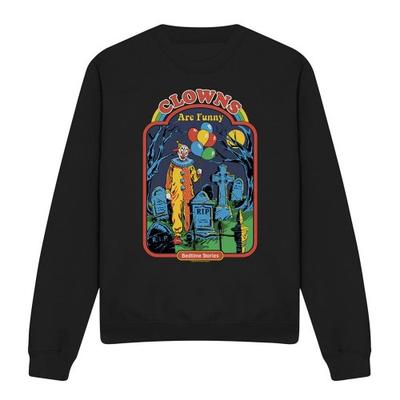 Steven Rhodes Unisex Adult Clowns Are Funny Sweatshirt