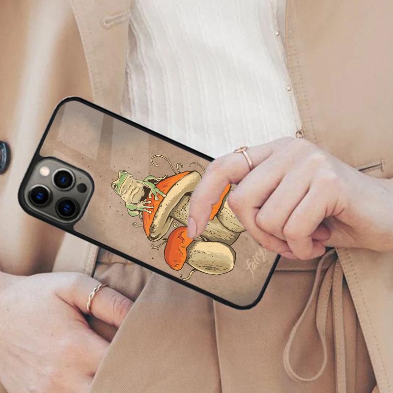 Cottagecore Frog Aesthetic Magnetic Phone Case For APPLE iPhone 17 Air 16 14 13 12 Pro Max 15 Plus Wireless Charge MagSafe Cover