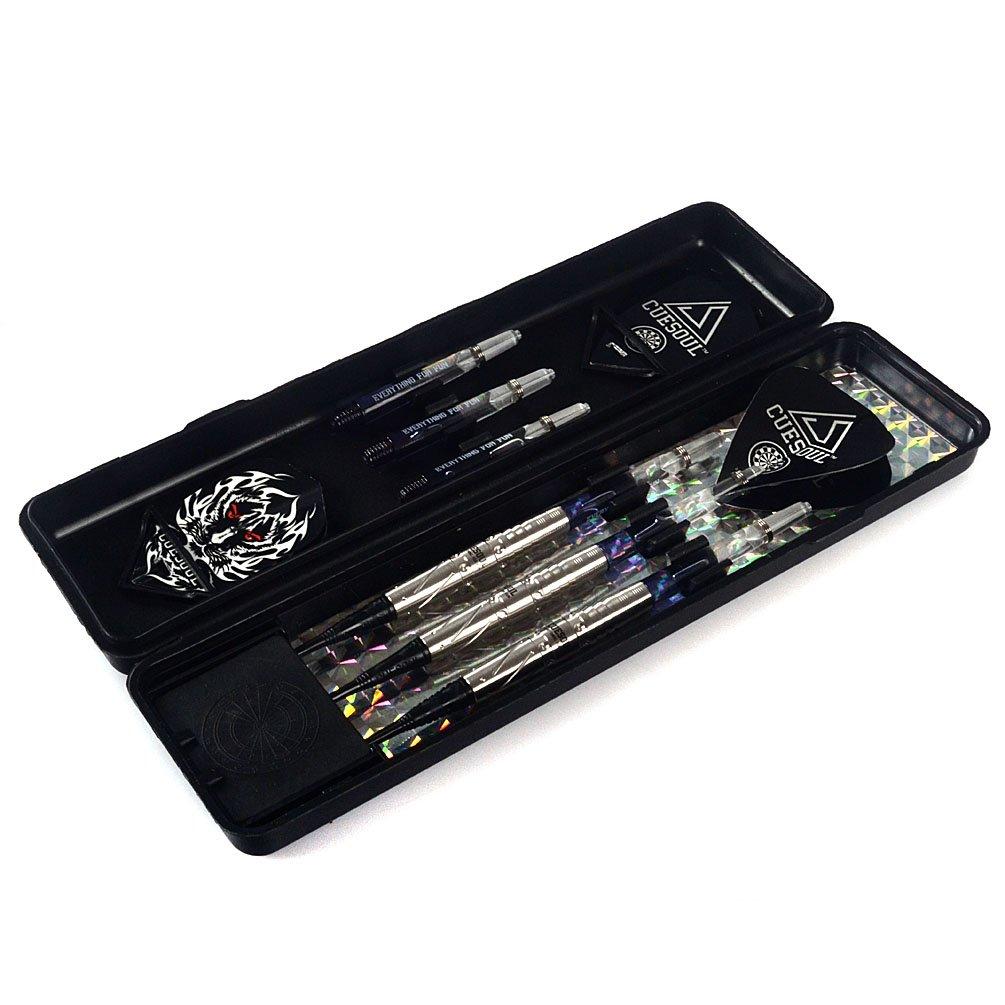 Cuesoul 20g Tungsten Soft Tip Darts Set, 95% Tungsten