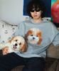 GROUNDWORK Not My Dog T-Shirt / Melange Gray