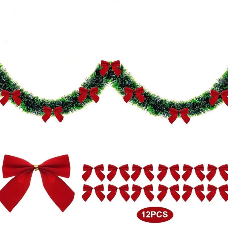 1 STÜCK 2M Weihnachtsbaum Lametta Girlande Weihnachtsdeko für Zuhause 2026 Metallische Twist Girlande Weihnachtsornament Neujahrsparty Deko