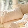 2pcs Rectangle Pillowcase Skin-friendly Pillowslip Bedding Supplies Milk Fleece Pillows Cover  girl