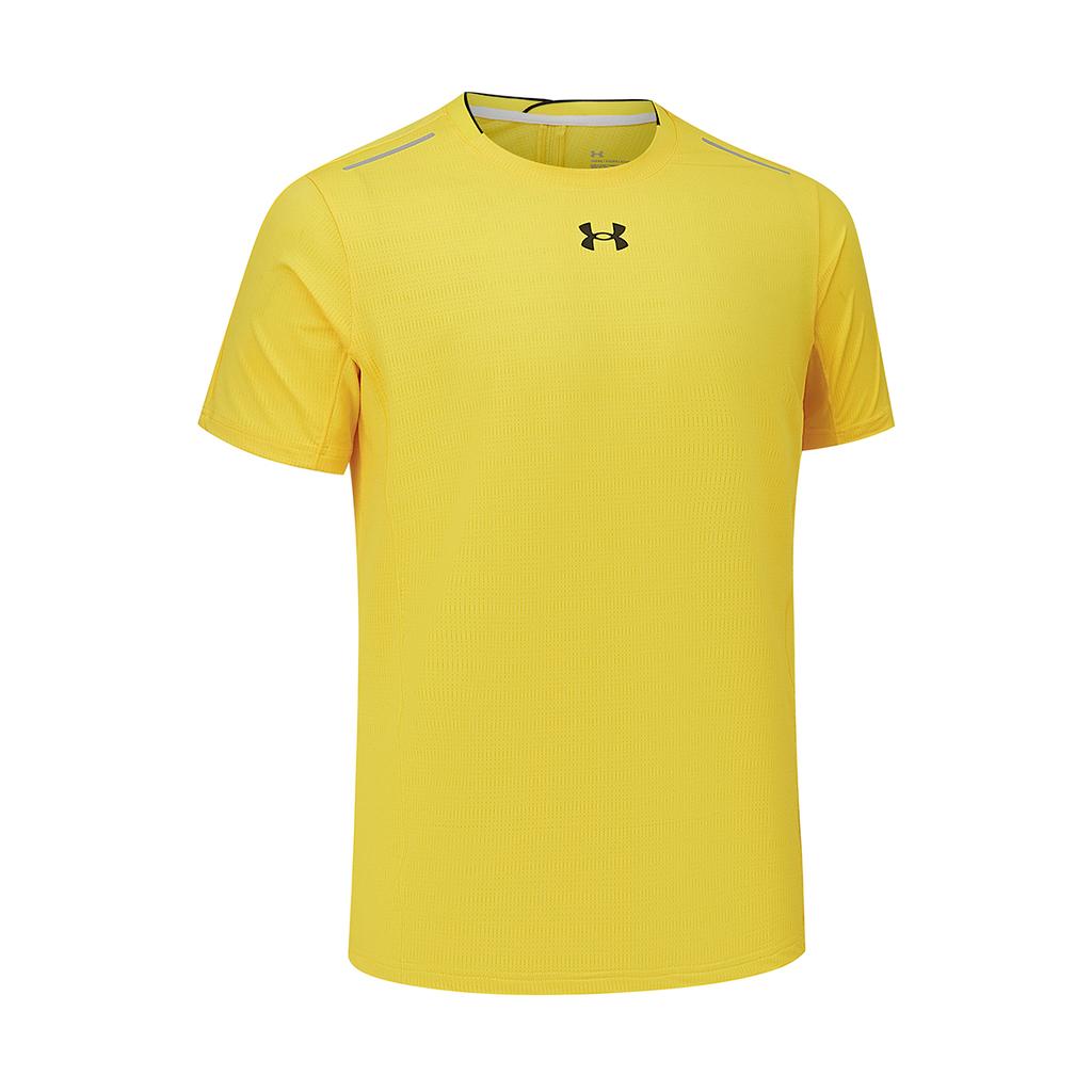 Under Armour Sports Jersey Running Workout Daily Casual Dopamine Short Sleeve T-Shirt Unisex T-Shirt Yellow 22500509-790