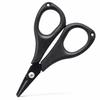 [TUNUKE] PE Line Cutter, Fishing Scissors, Titanium Coating, Rust Resistant,