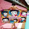 Anime B-Bettys B-Boops Big Microfiber Beach Towels Quick Dry Towel Sand Beach Towels Pool Towel for Travel Swim Pool Yoga