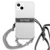 Guess Guhcp13Skc4Gbsi Iphone 13 Mini5,4 Transparent Hardcase 4G Grey Strap Silver Chain
