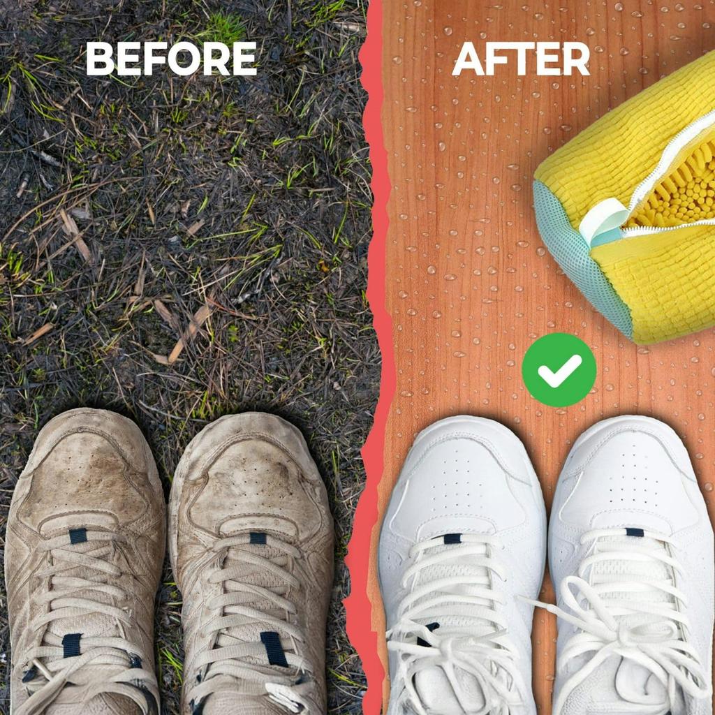 1/2/4pack Shoe Washing Machine bag, Reusable Shoe Cleaning Bag for Washing Machine, Fits All Shoe Types & Sizes