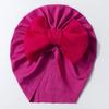 New Children's Hats, Cute Bow Baby Knotted Pullover Hats, Thin Breathable Baby Caps