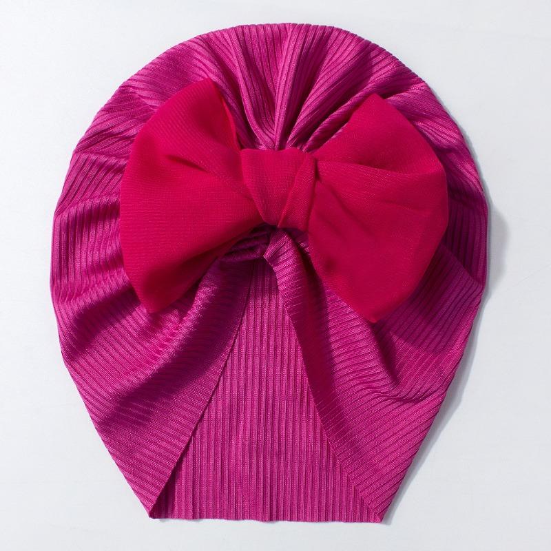 New Children's Hats, Cute Bow Baby Knotted Pullover Hats, Thin Breathable Baby Caps