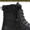 Men's Motorcycle Boots High-quality Cowhide Plush Tactical Boots Flying Desert Boots Hiking Shoes Outdoor Sports and Hun