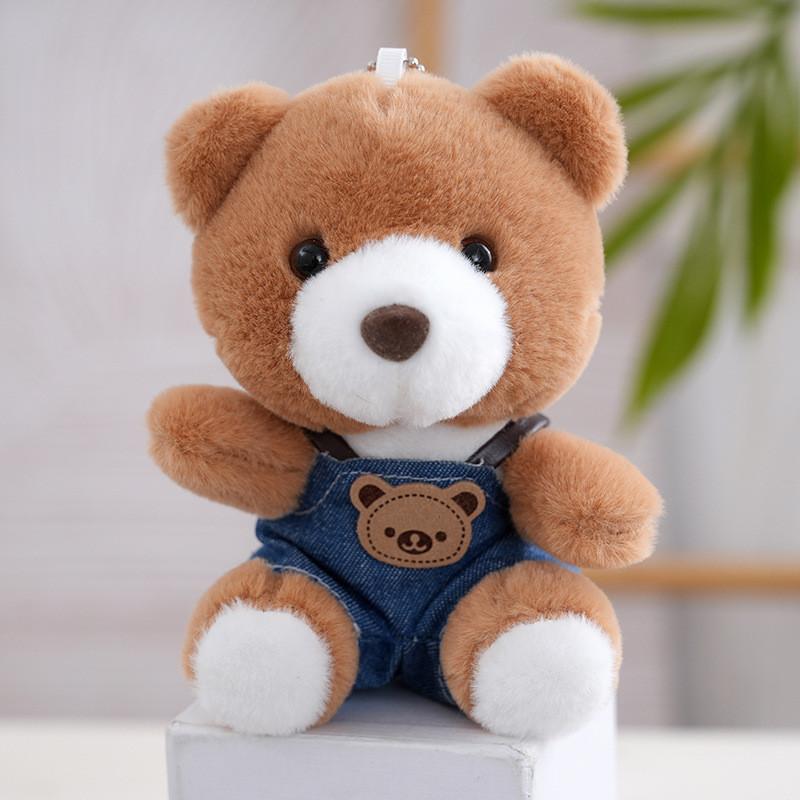Plush Teddy Bear Keychain Pendant For Women And Men With Pp Cotton Filling