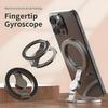 Magnetic Ring Phone Holder Foldable 360° Rotatable Fidget Spinner Stand Magnetic Finger Grip Compatible Desk Gym Car Use