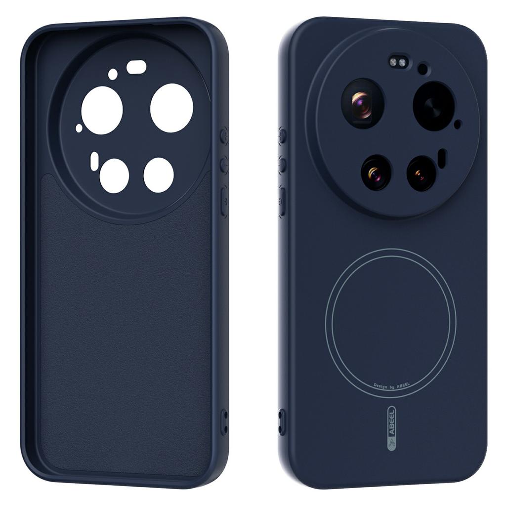 ABEEL For Xiaomi 17 Ultra 5G Magnetic Case Skin Touch Liquid Silicone Phone Back Cover