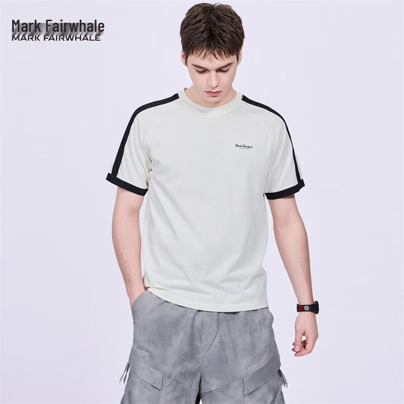 Mark Fairwhale Men s Cooling Embroidered Color-block T-shirt L