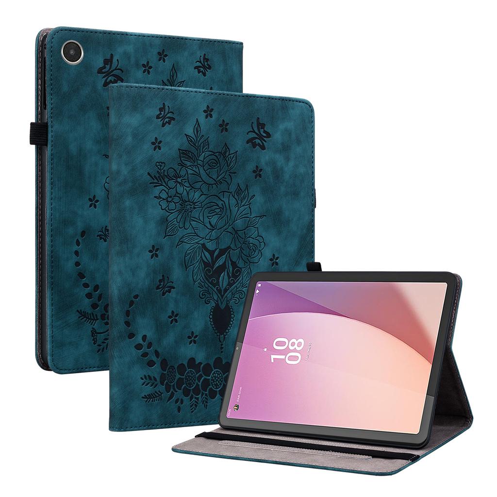 Für Lenovo Tab One 8.7 K9 TB-305FU TB-X305XU 2025 Hülle Rosenblüten-Hülle Weiche Rückseite TPU Tablet-Abdeckung