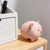 Hand-made Wooden-Pig Figurine Zodiac Theme Desk Decoration Gifts Solid Woods Material