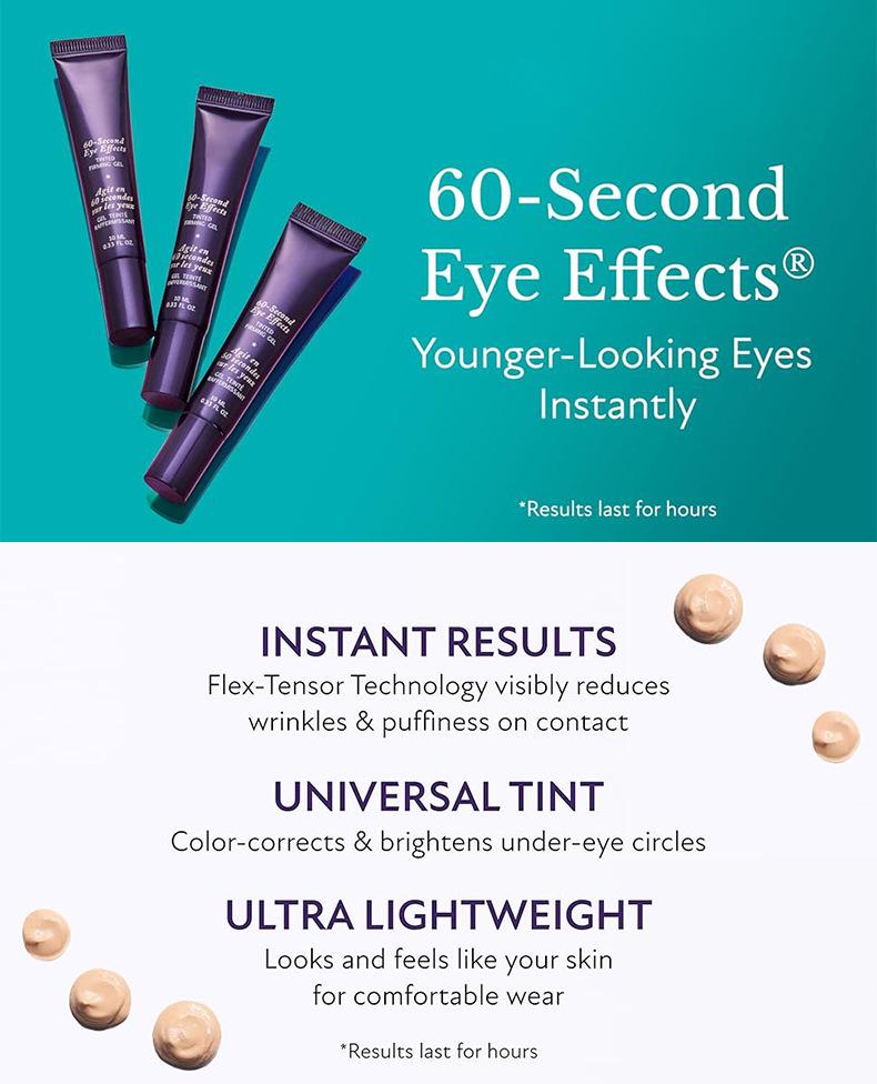 60-Sekunden Augencreme: Schnelle Anti-Aging-Wirkung, reduziert Linien & Tränensäcke