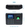 Intelligent Biometric Fingerprint Password Attendance Machine Employee Checking-in Recorder 2.4 Inch   LCD Screen   5V Time Attendance Clock